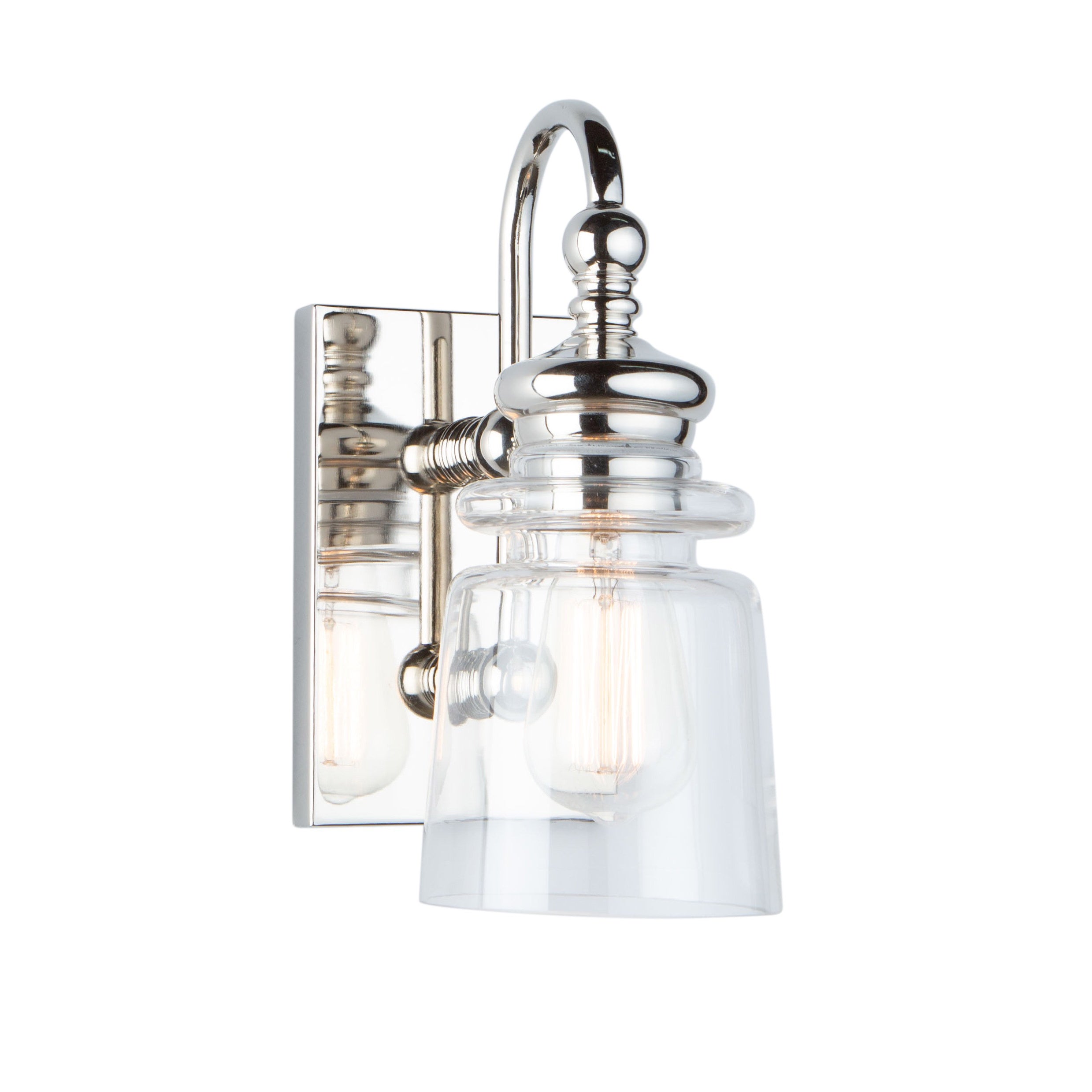 Castara Vanity Light Polished Nickel