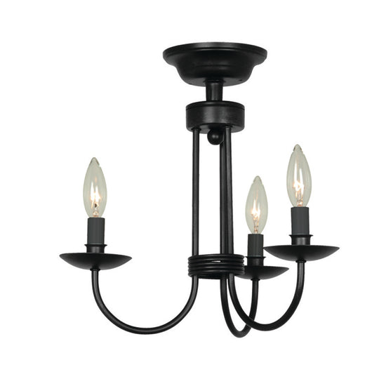 Wrought Iron Flush Mount