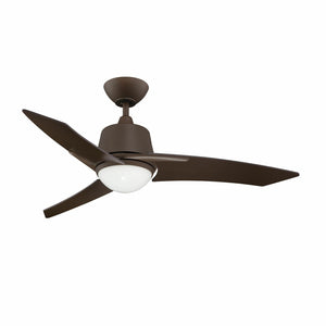 Scimitar Led Ceiling Fan Oil Rubbed Bronze with matching blades LED