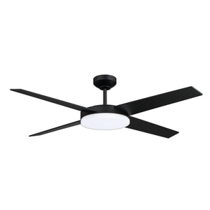 Lopro Ceiling Fan Black with Black blades