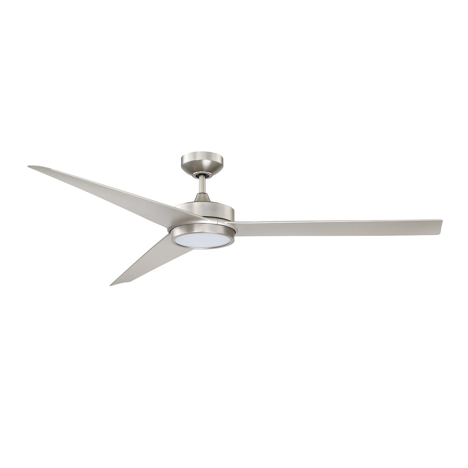Triceptor Ceiling Fan Satin Nickel with matching blades
