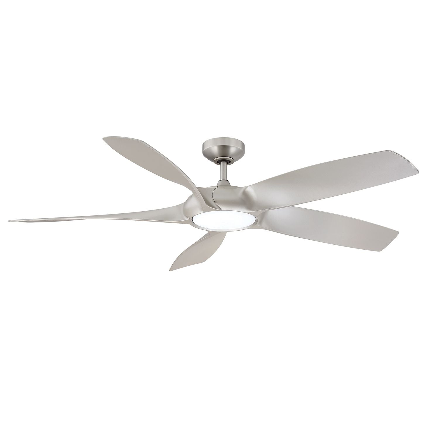 Blade Runner Ceiling Fan Satin Nickel with matching blades