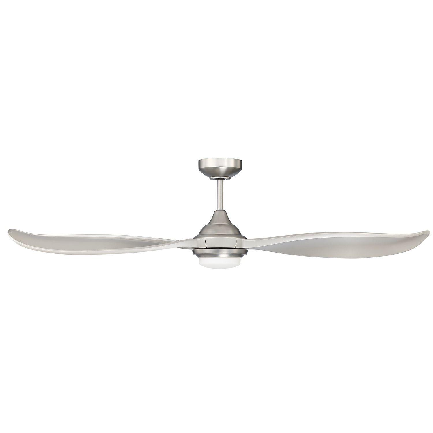 Deuce Ceiling Fan Satin Nickel with matching blades