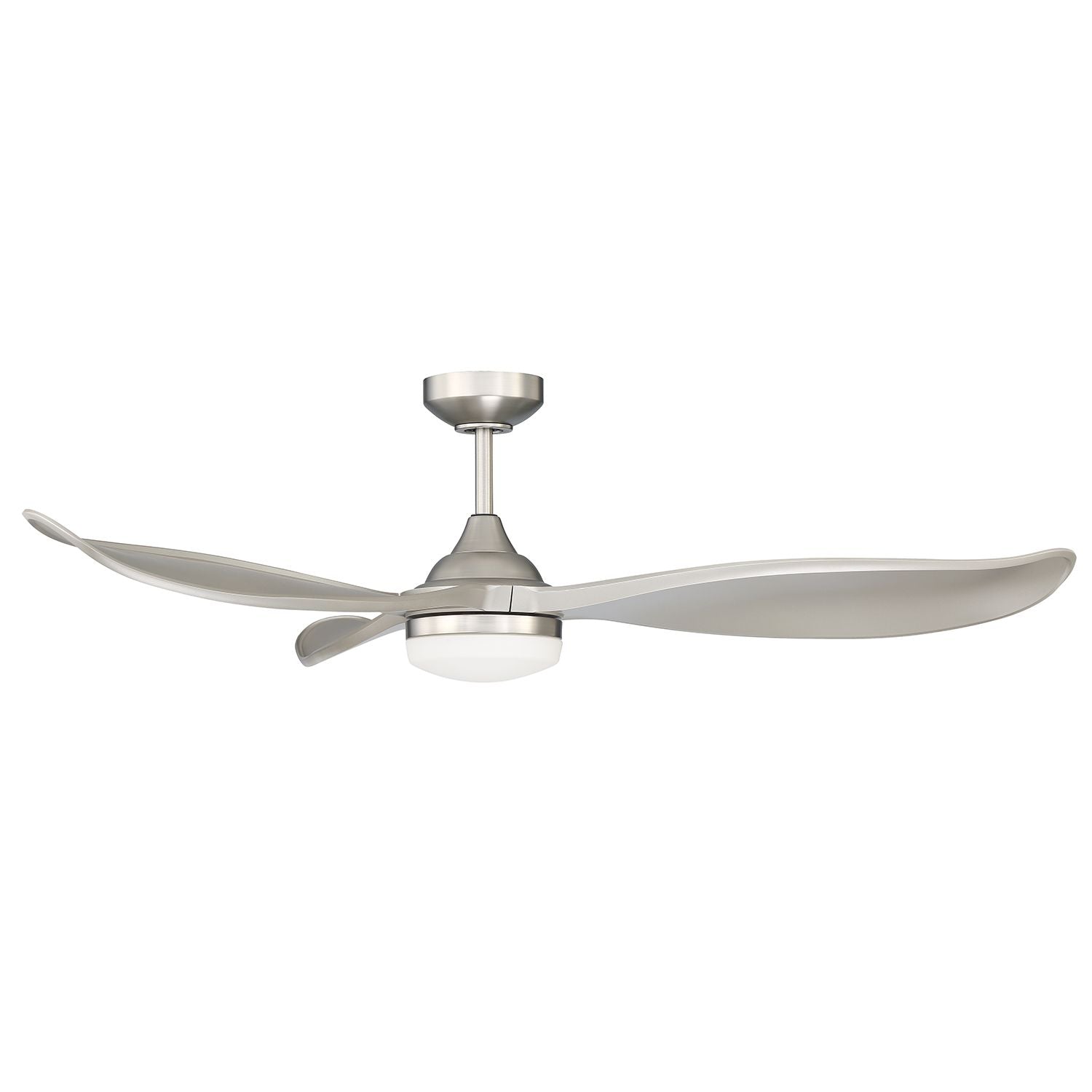 Triax Ceiling Fan Satin Nickel with matching blades
