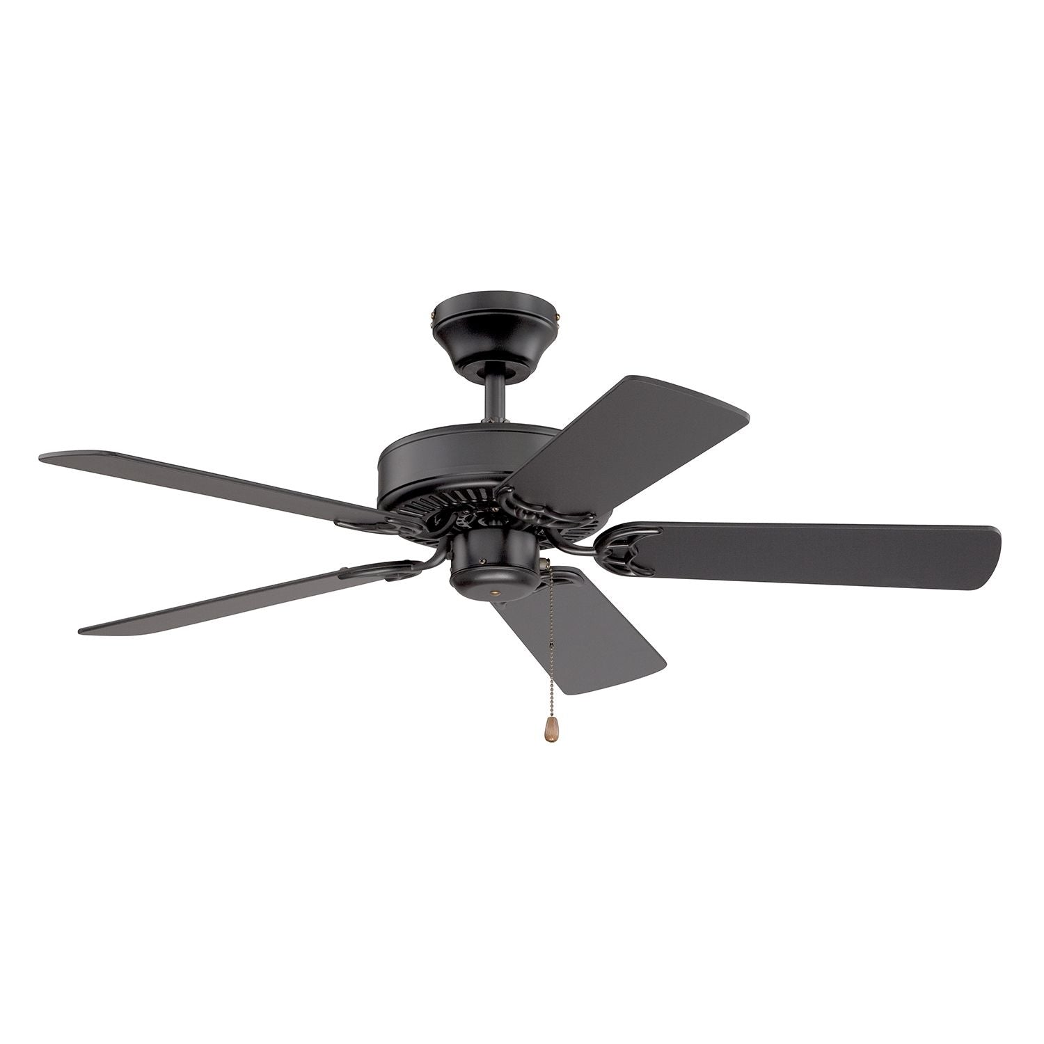 Builder'S Choice Ceiling Fan Black with Black blades