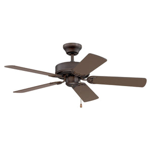 Builder'S Choice Ceiling Fan Oil Rubbed Bronze with matching blades