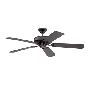 Builder'S Choice Ceiling Fan Black with Black blades