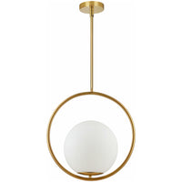Adrienna 1 Light 15.75 Inch Pendant