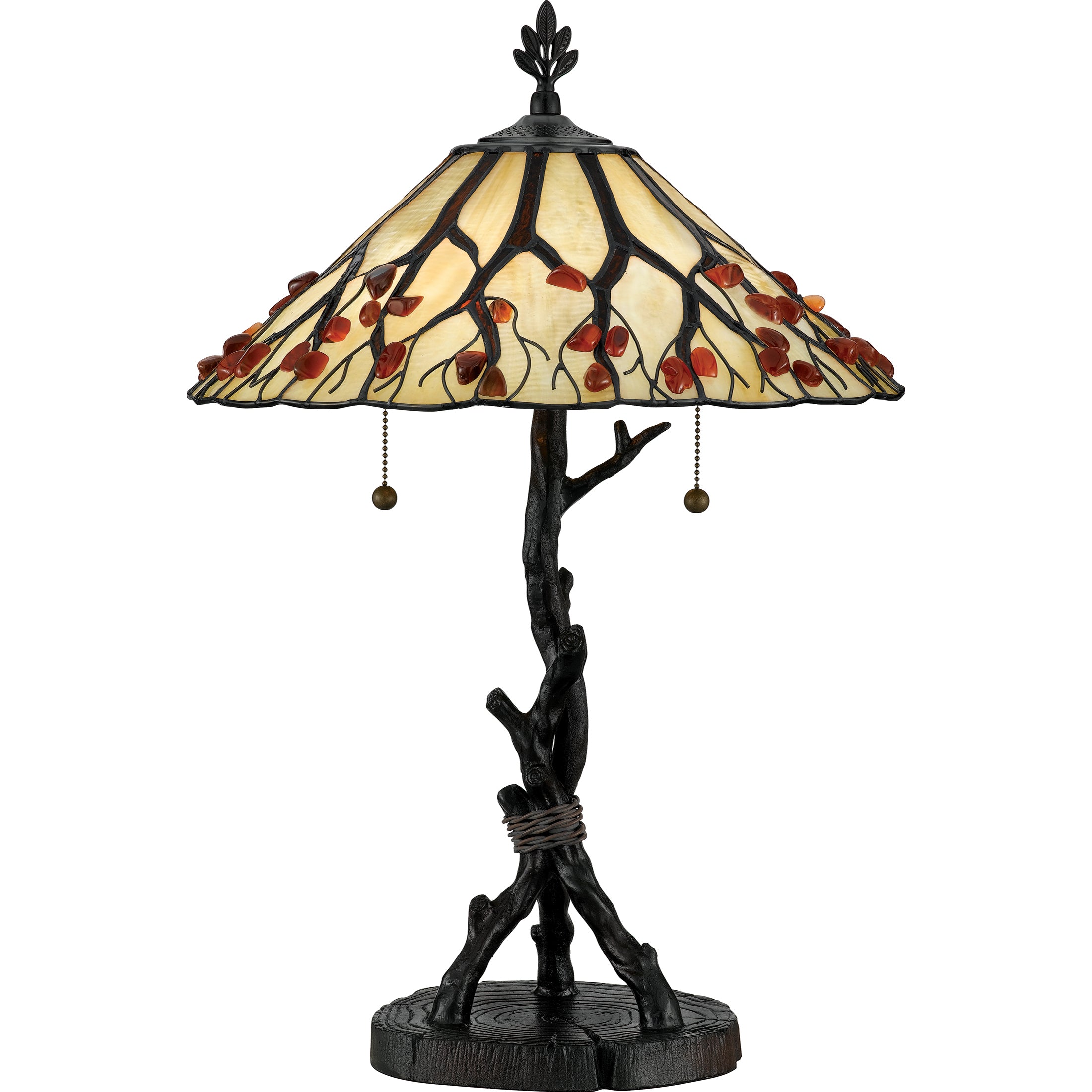 Whispering Wood Table Lamp Valiant Bronze