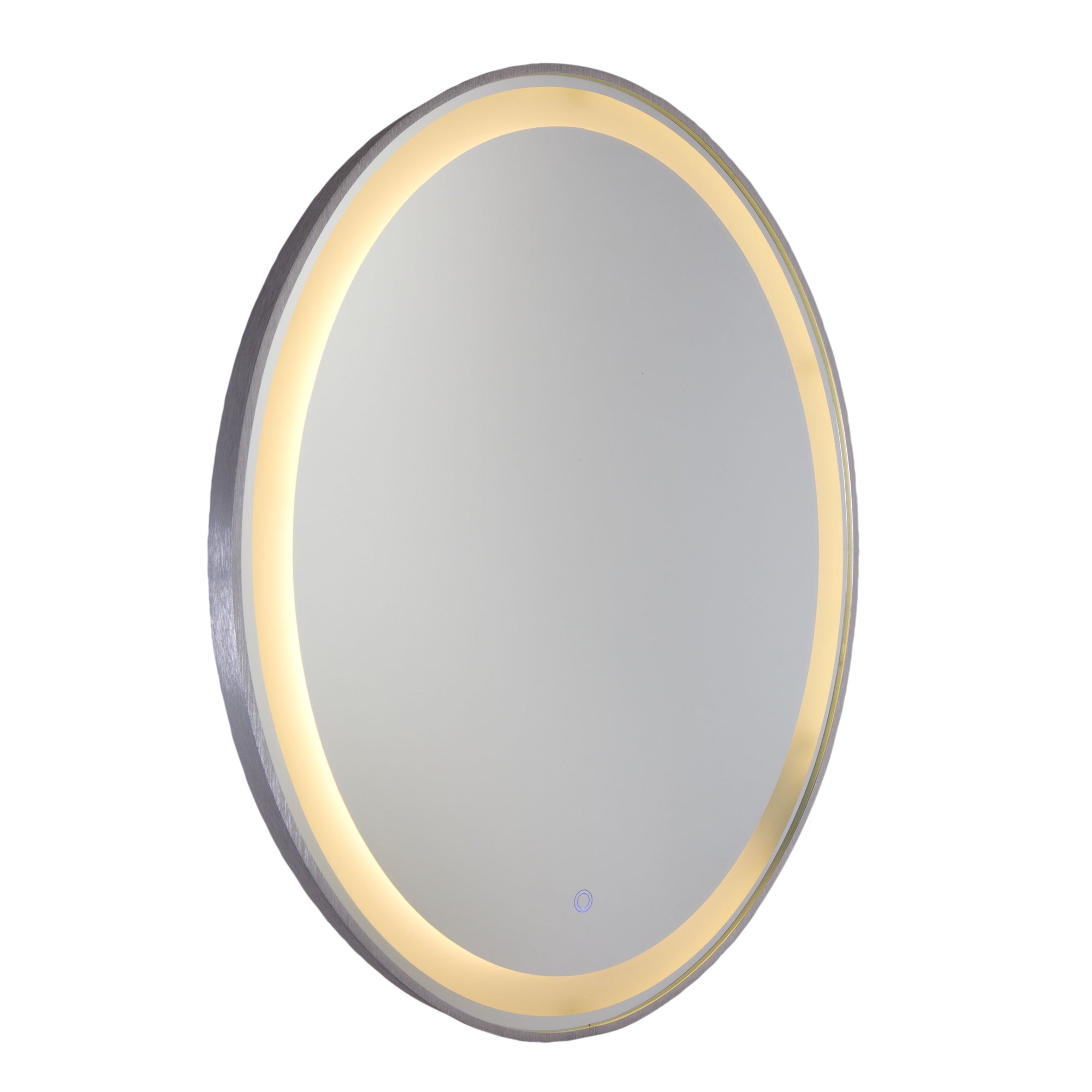 Reflections Lighted Mirror Brushed Aluminum