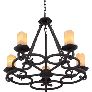 Armelle Chandelier Imperial Bronze