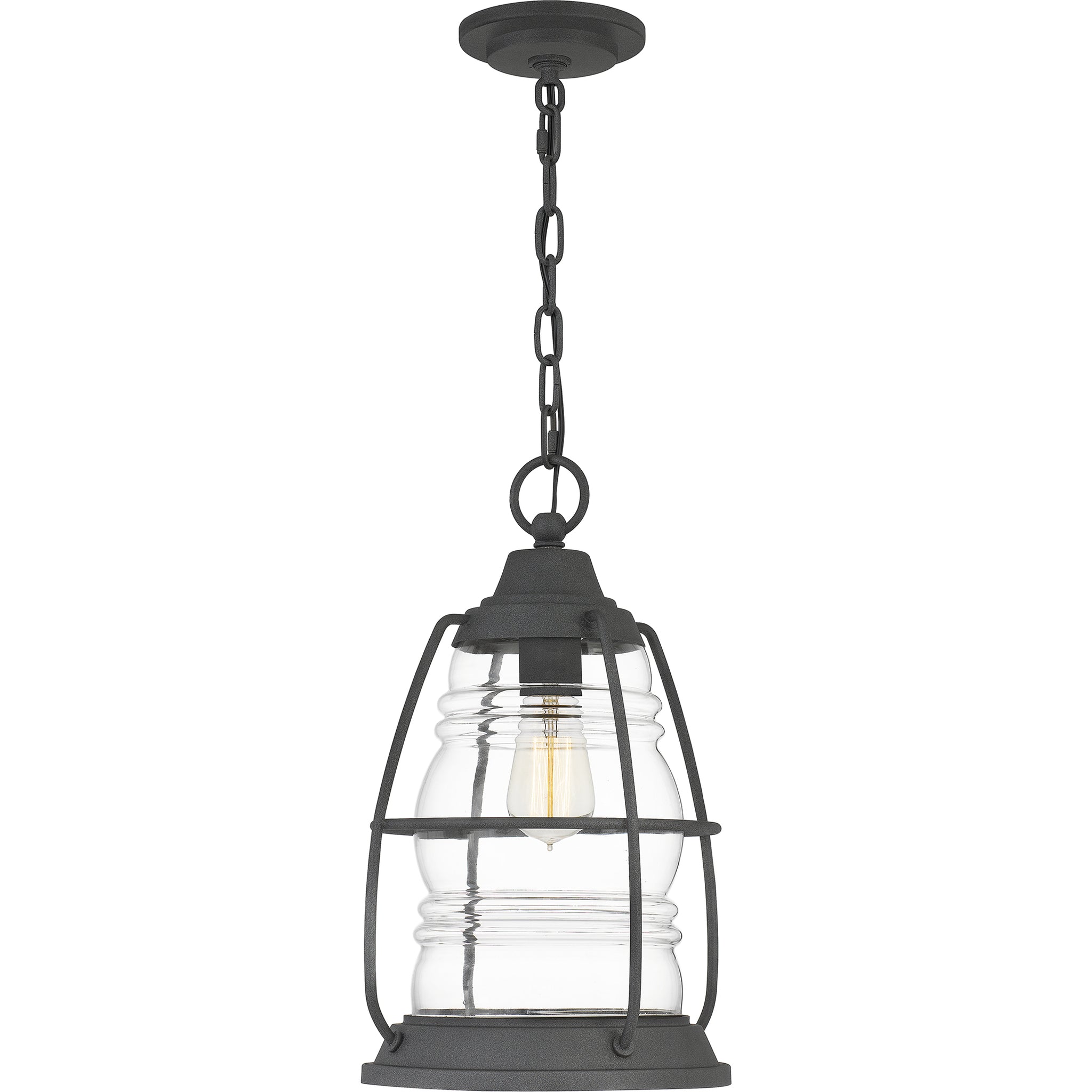 Admiral Outdoor Pendant Mottled Black