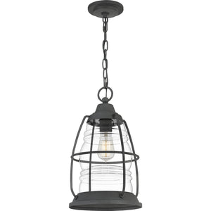 Admiral Outdoor Pendant Mottled Black