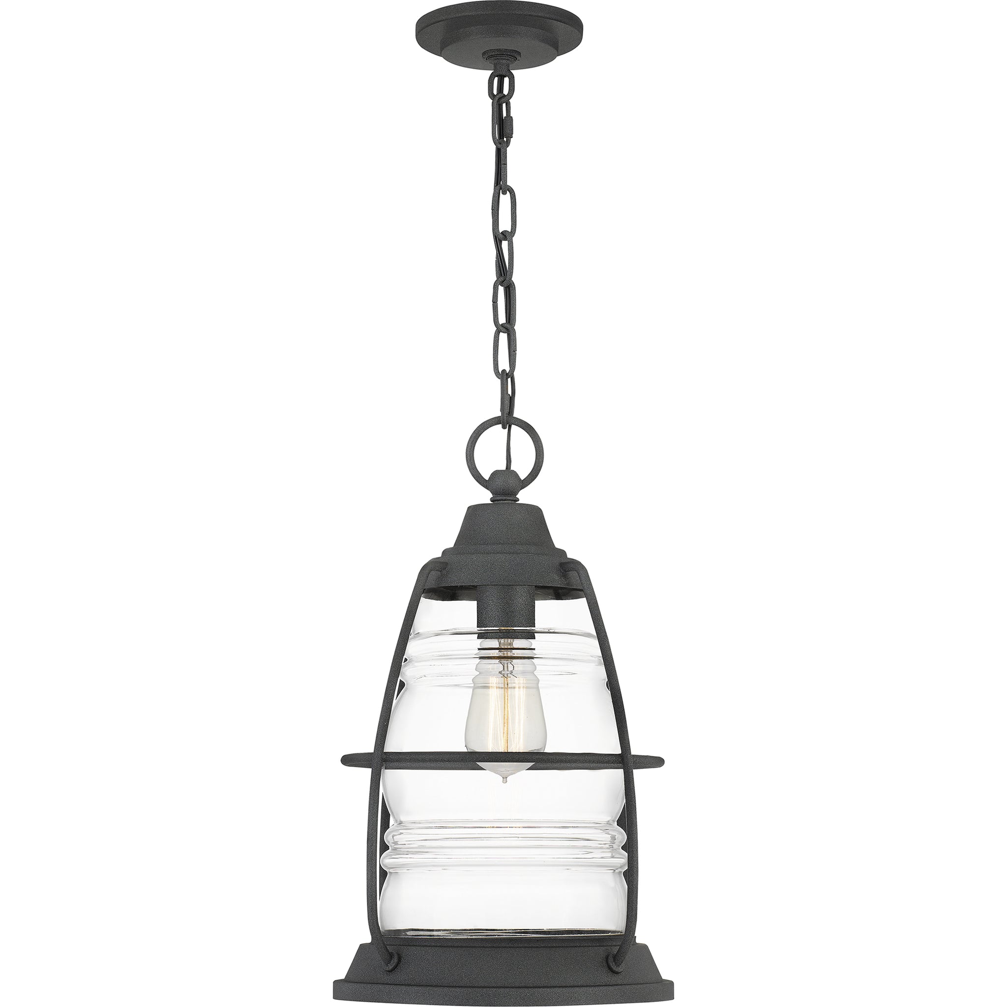 Admiral Outdoor Pendant Mottled Black