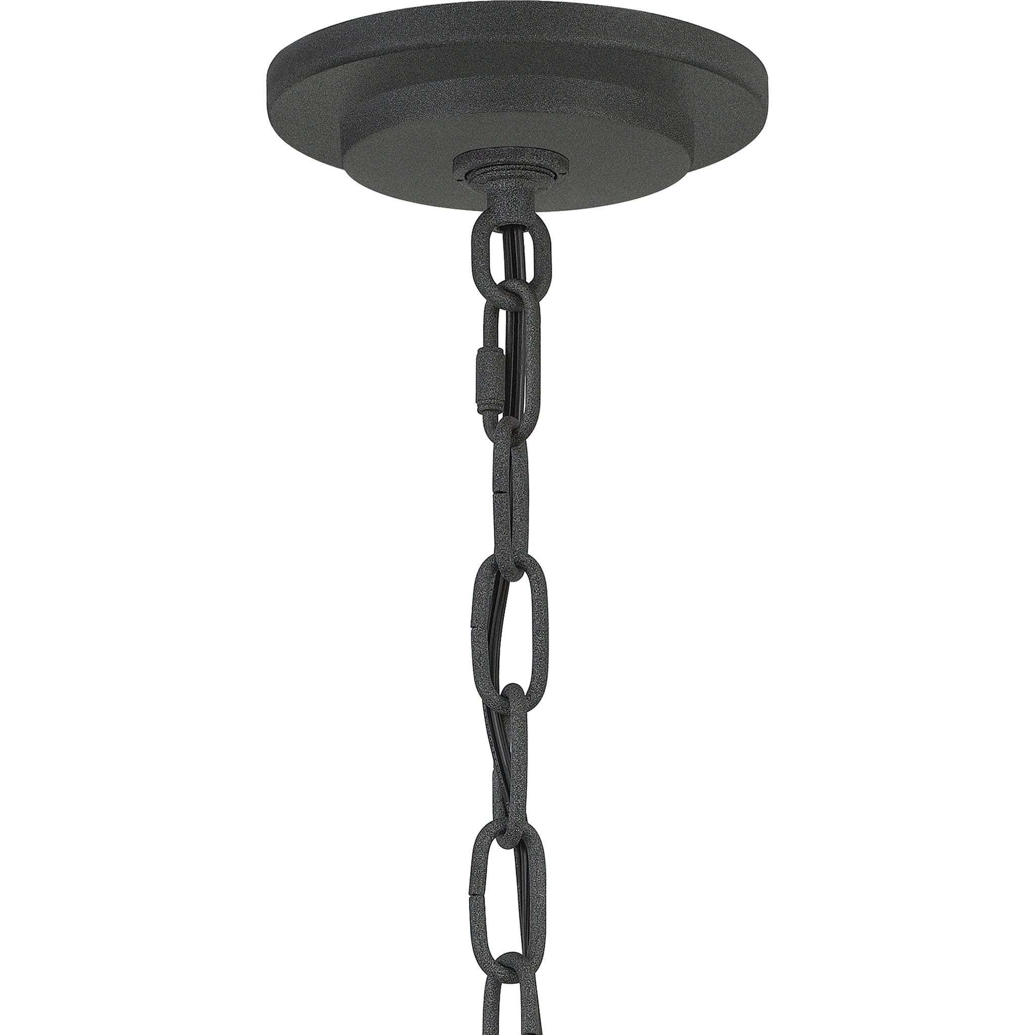 Admiral Outdoor Pendant Mottled Black