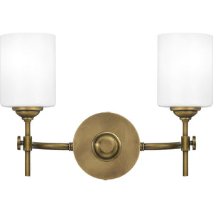 Aria Vanity Light Weathered Brass