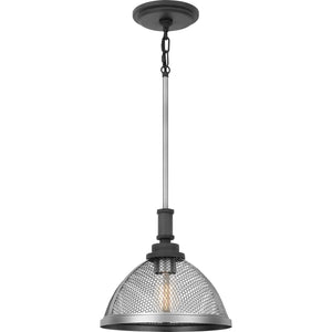 Awning Mini Pendant Mottled Black