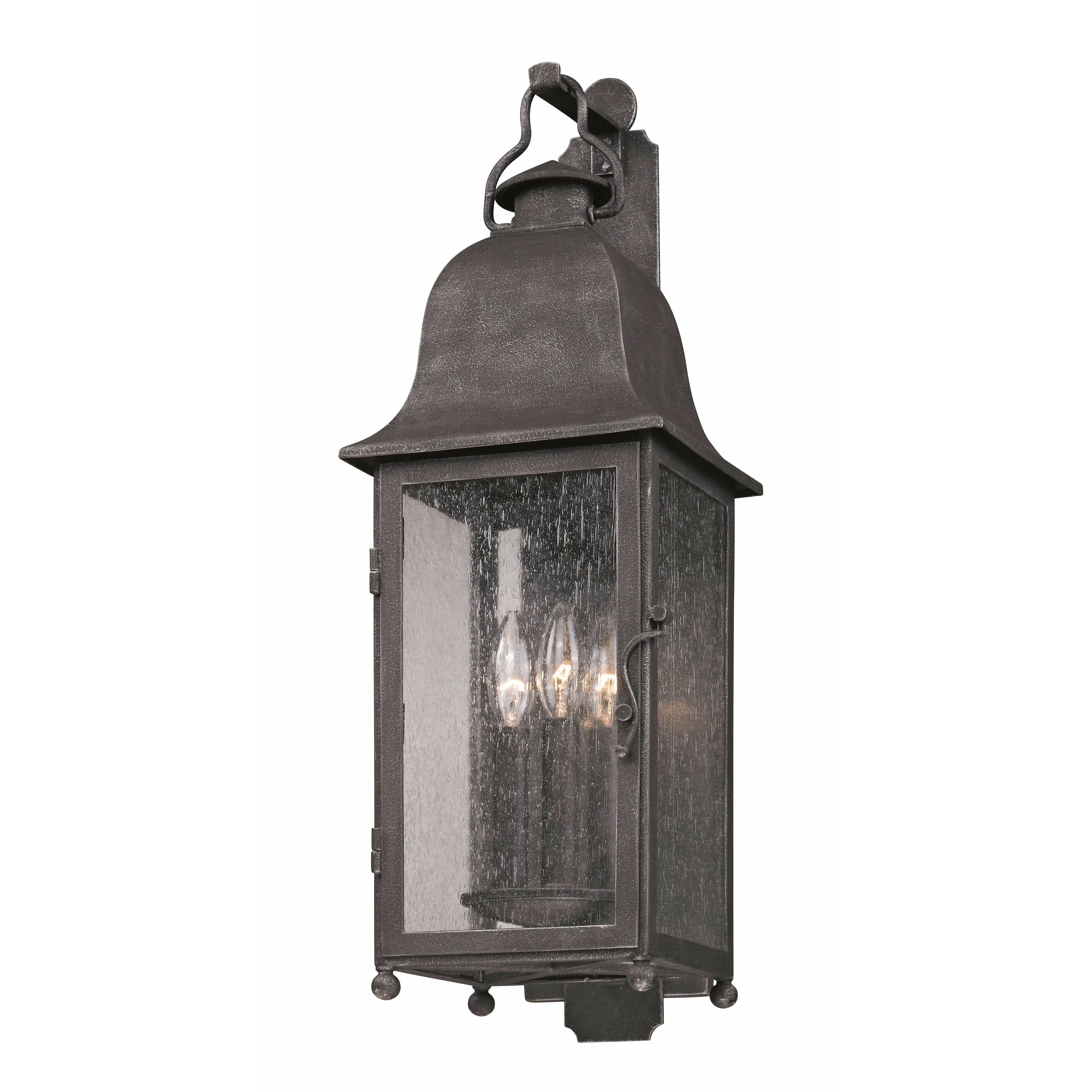 Larchmont Outdoor Wall Light Aged Pewter
