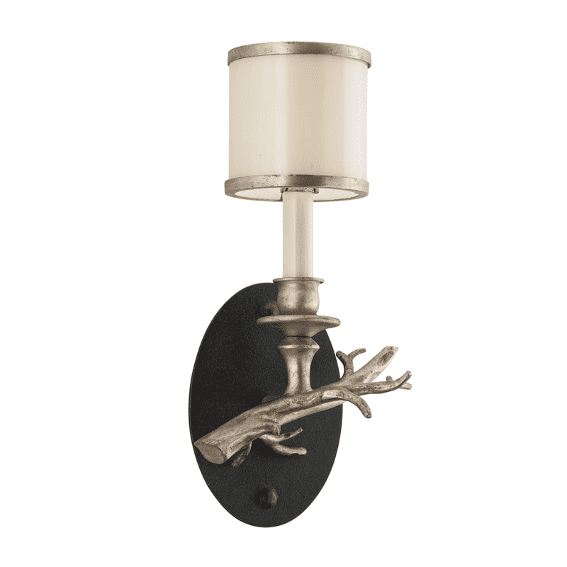 Drift Sconce Bronze With Silver Leaf