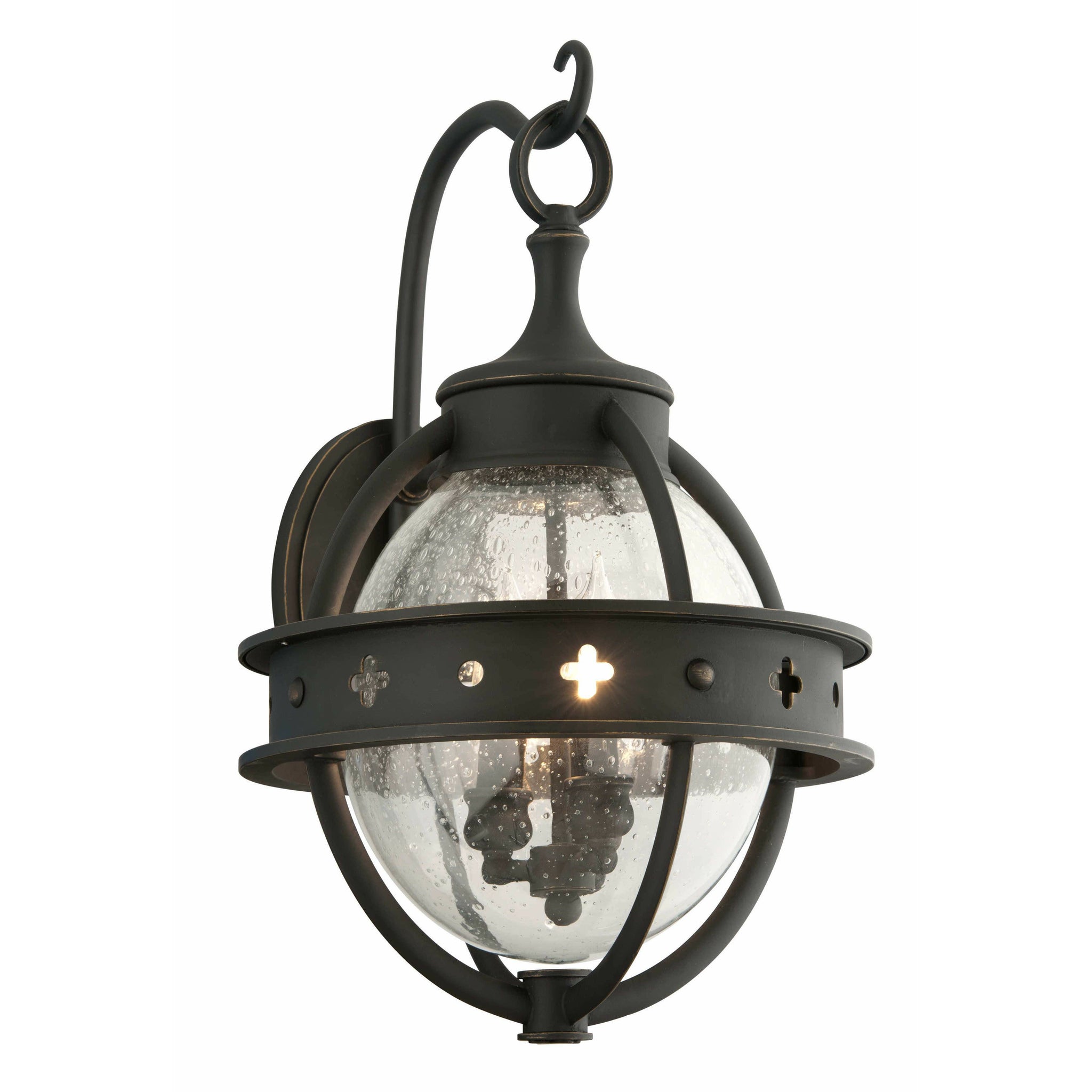 Mendocino Outdoor Wall Light Forged Black