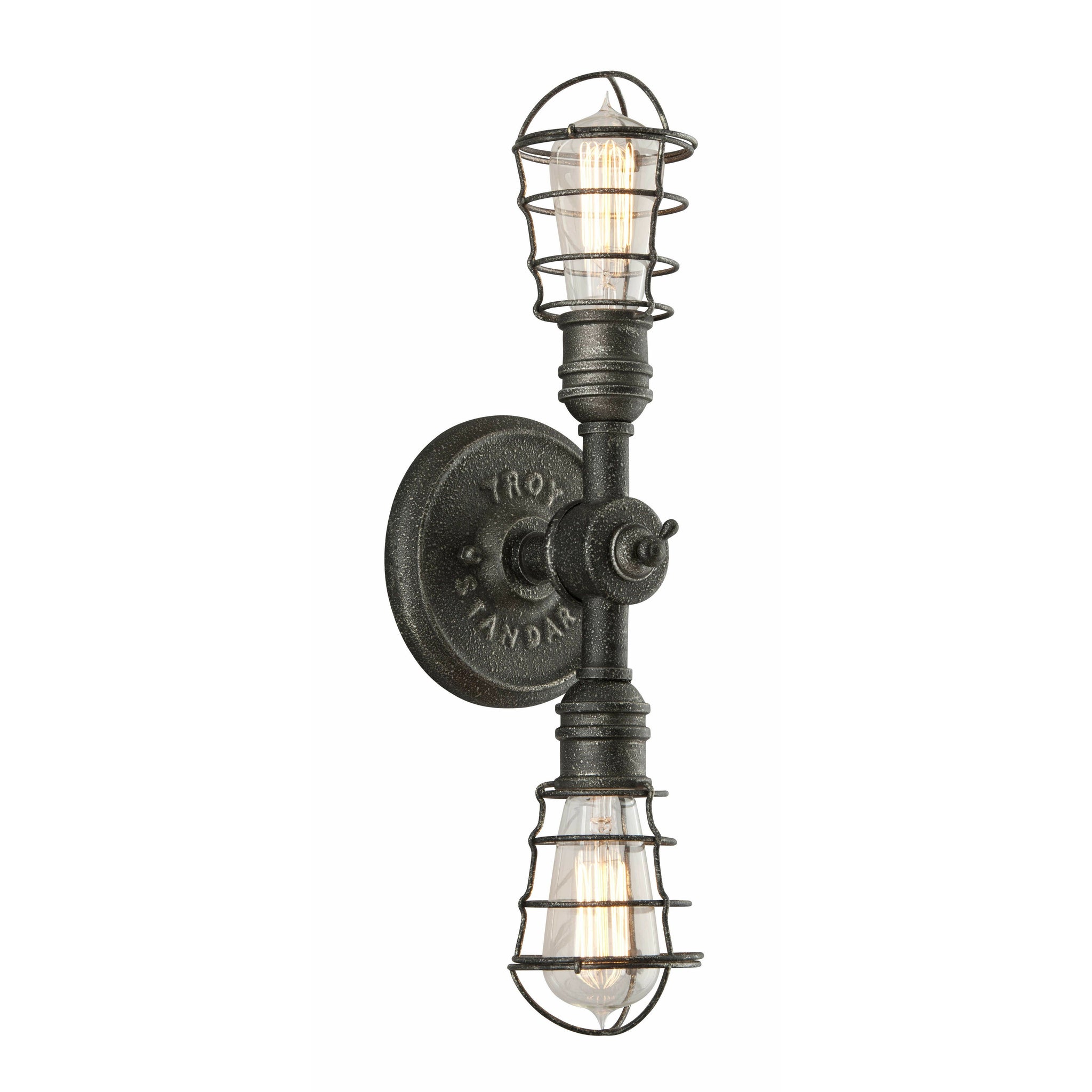 Conduit Sconce Old Silver