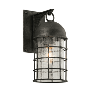 Charlemagne Outdoor Wall Light Aged Pewter