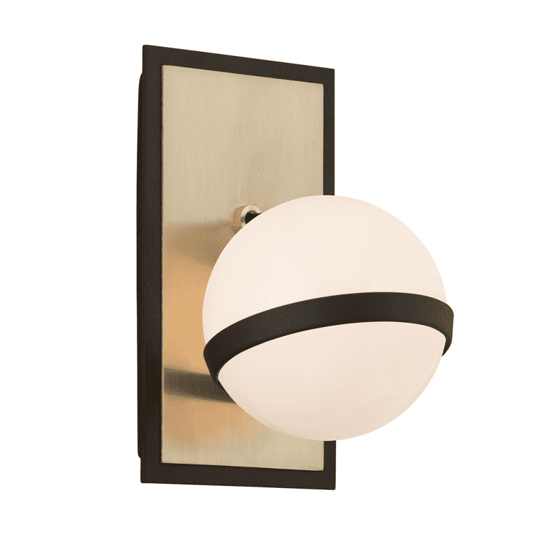 Ace Sconce Textured Bronze Brushed Brass
