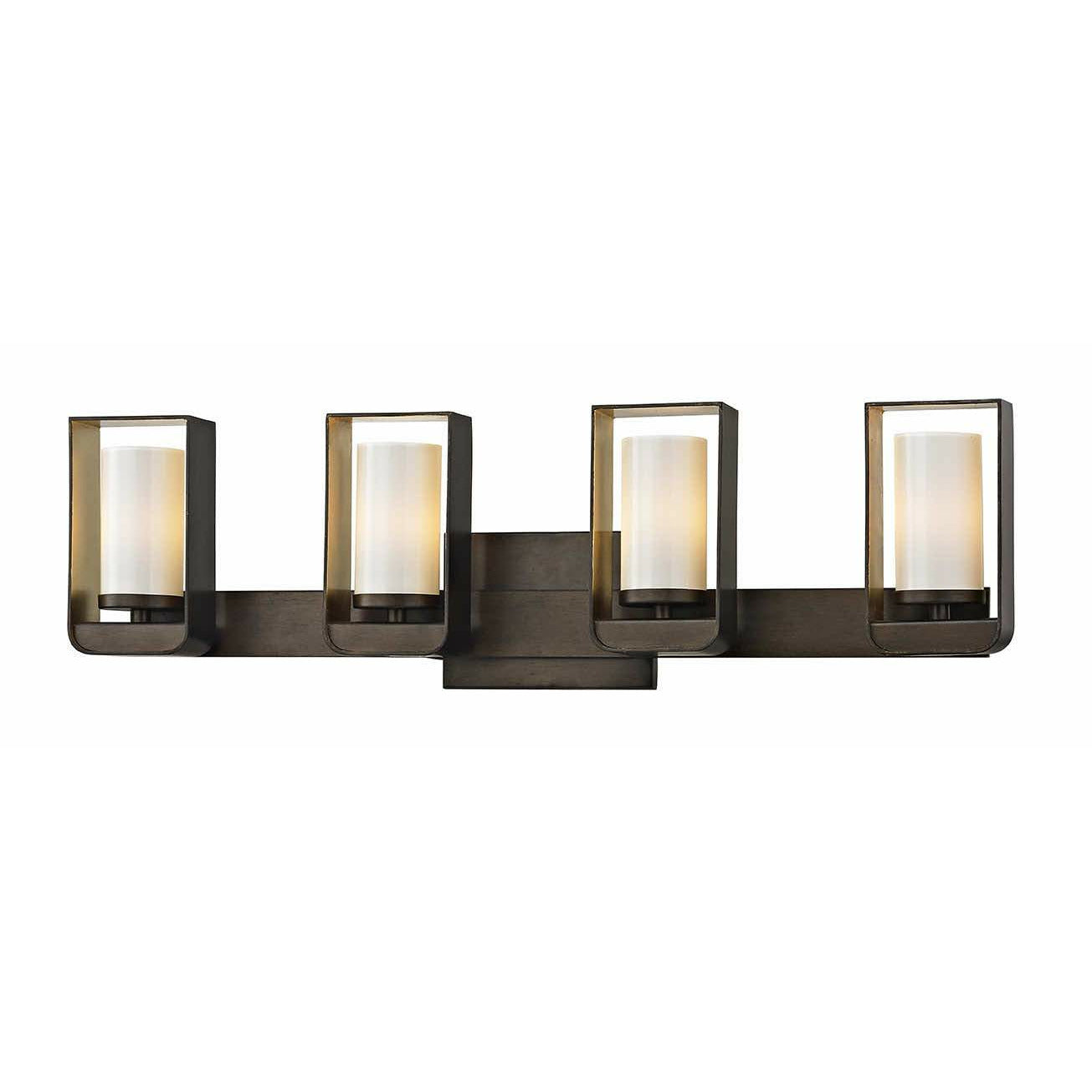 Escape Vanity Light Bronze With Gold Leaf Accent