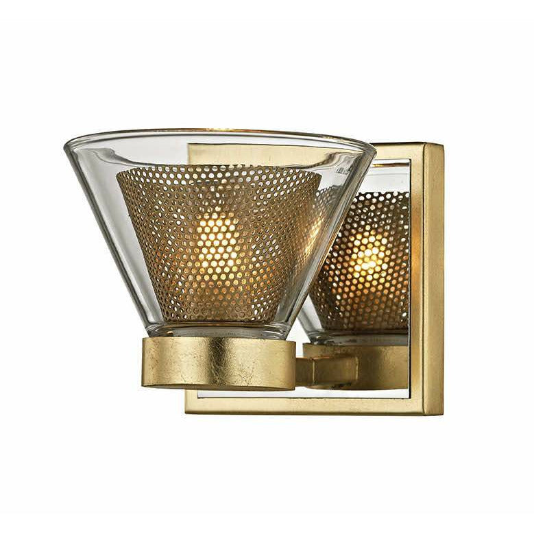 Wink Vanity Light Gold Leaf