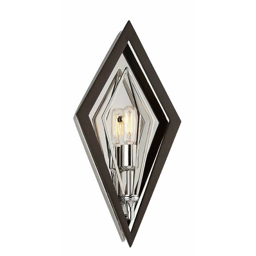 Javelin Sconce Bronze And Polished Stainless