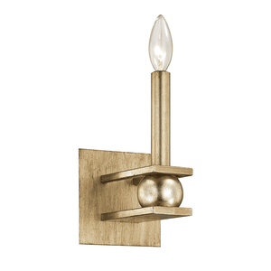 Sutton Sconce Champagne Silver Leaf