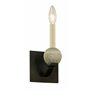 Tallulah Sconce Natural Rust With Raw Concrete