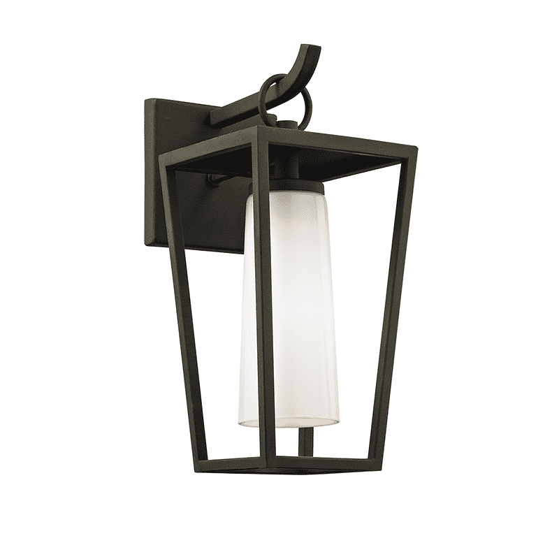 Mission Beach Outdoor Wall Light Textured Black