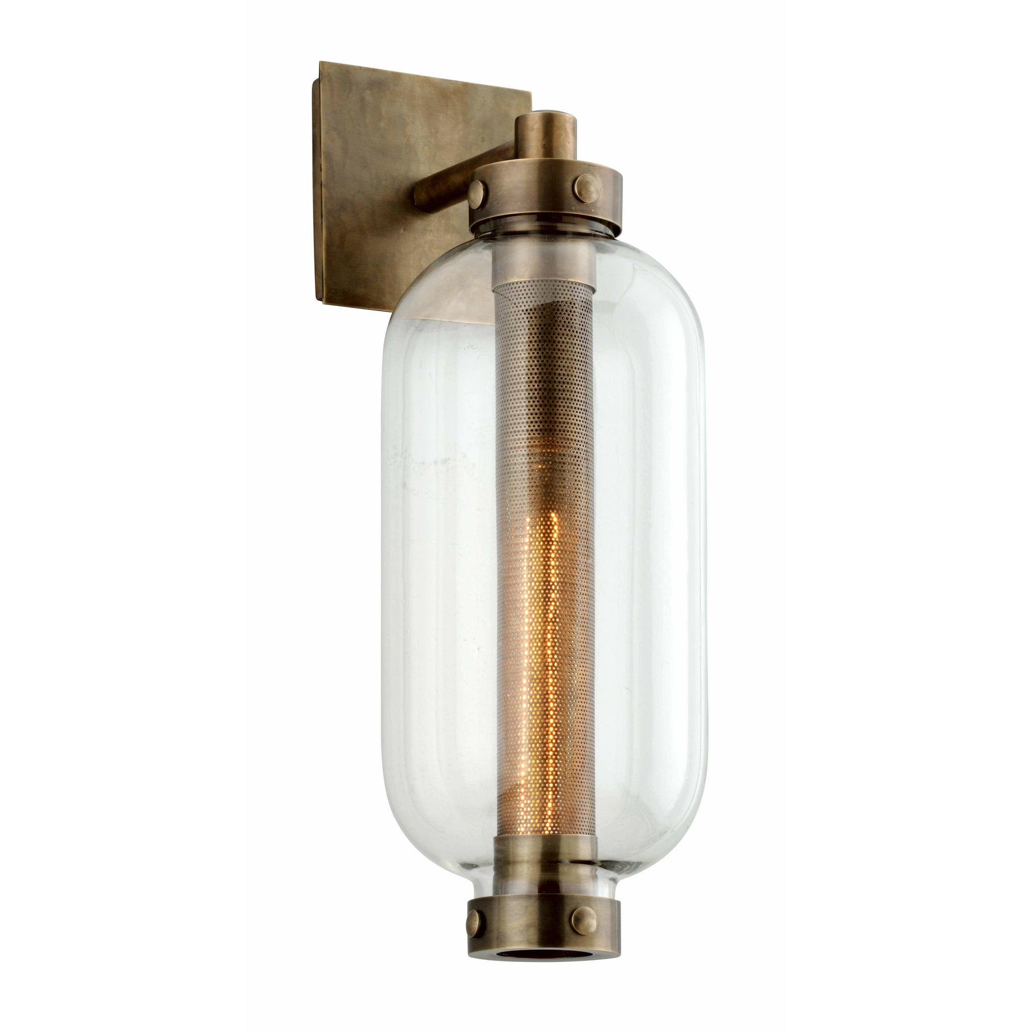 Atwater Outdoor Wall Light Vintage Brass