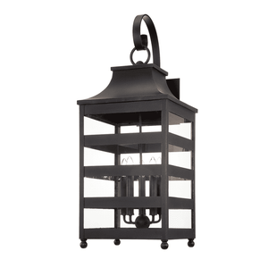 Holstrom Outdoor Wall Light Forged Iron