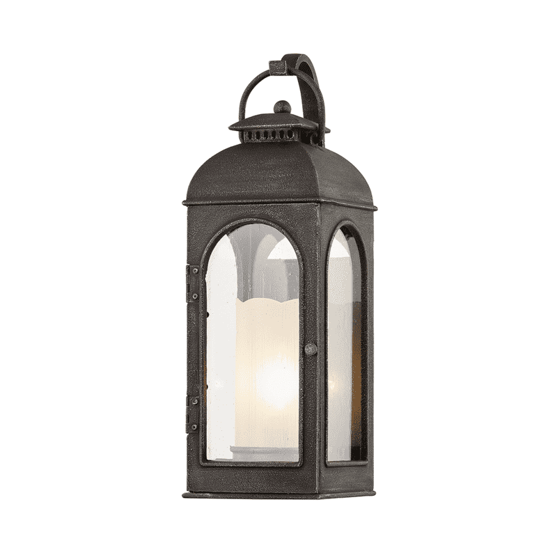 Derby Outdoor Wall Light Aged Pewter