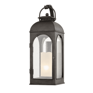 Derby Outdoor Wall Light Aged Pewter