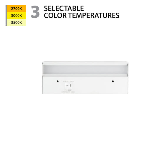 8" LED Light Bar 3-CCT with Rocker Switch