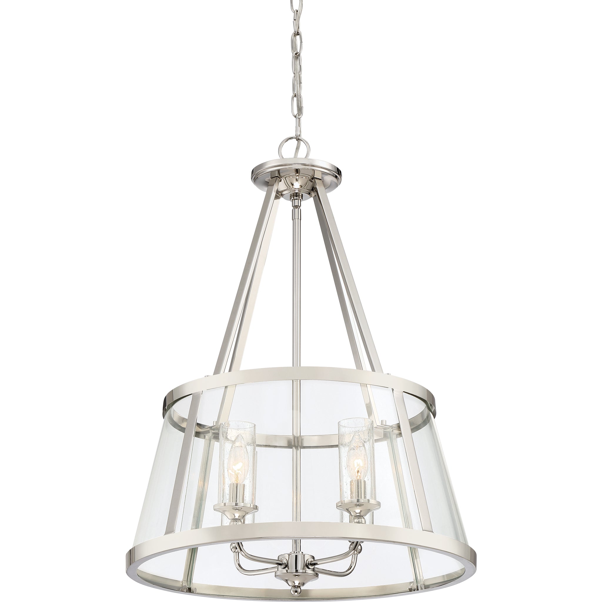 Barlow Semi Flush Mount Polished Nickel