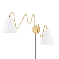 Onda 2-Light Portable Sconce