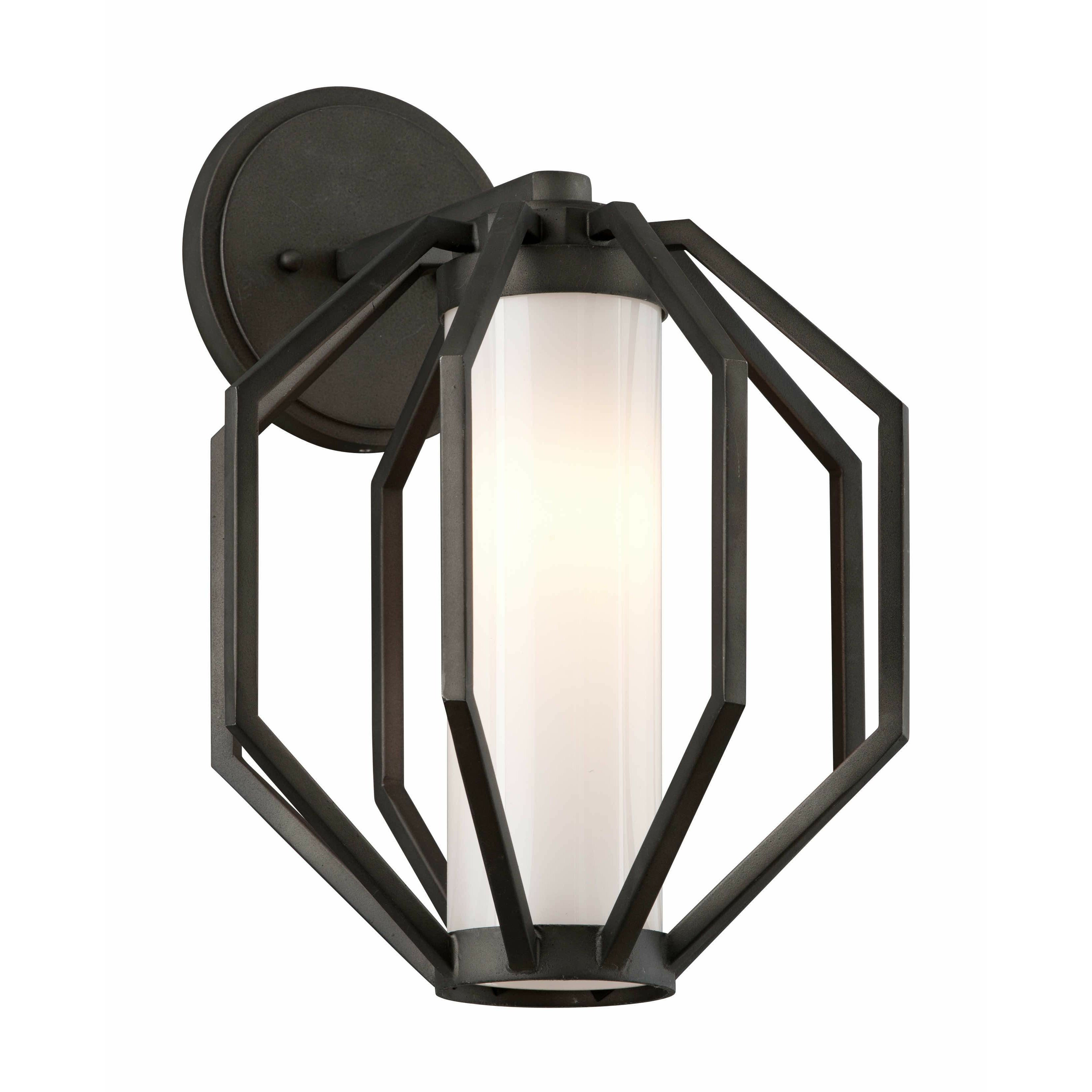Boundary Outdoor Wall Light Textured Graphite