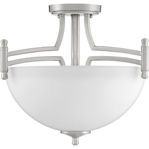 Billingsley Semi Flush Mount Brushed Nickel