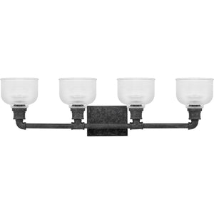 Boomer Vanity Light Old Black Finish