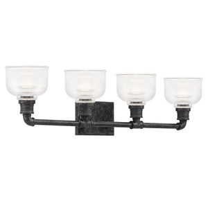 Boomer Vanity Light Old Black Finish