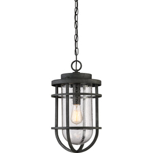 Boardwalk Outdoor Pendant Mottled Black