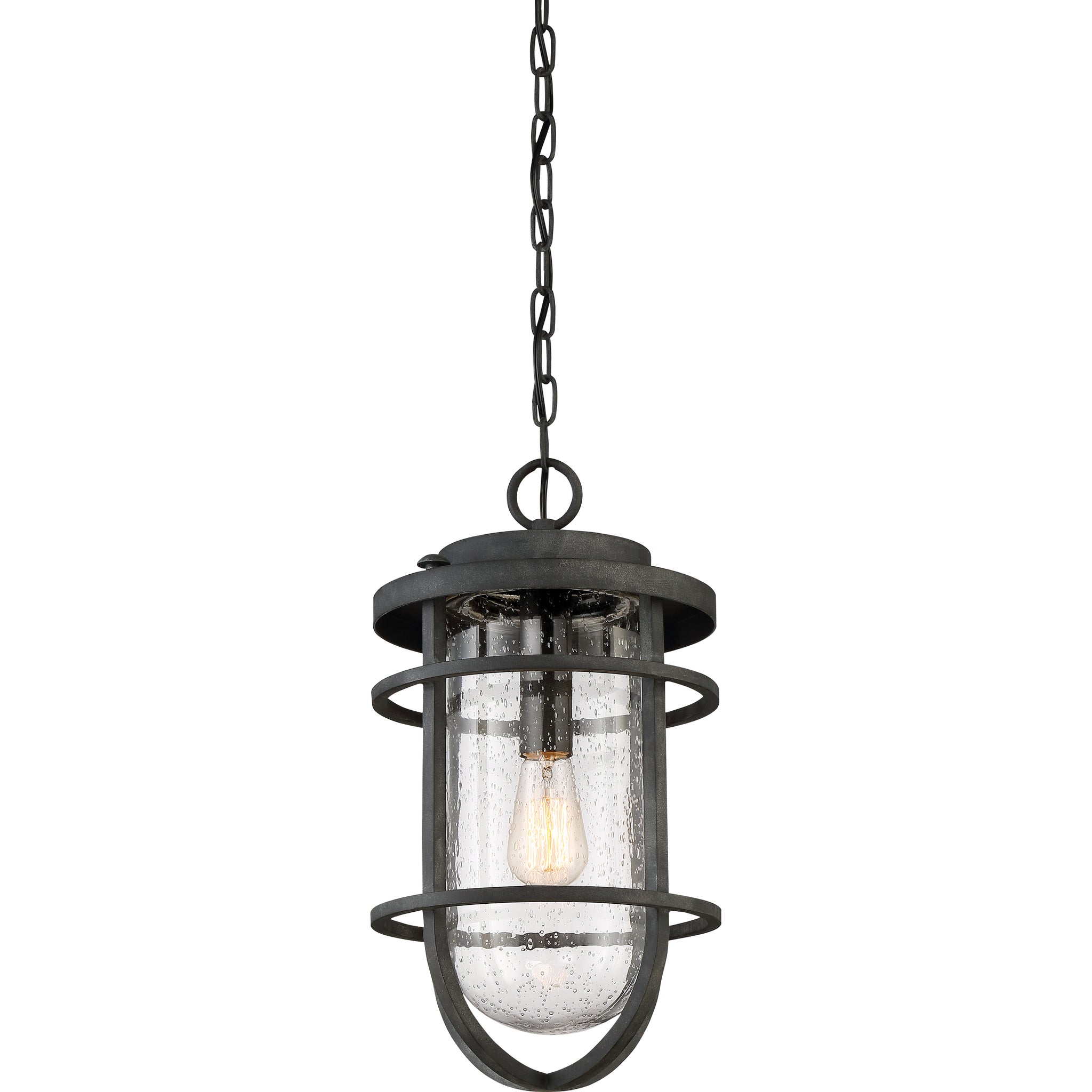 Boardwalk Outdoor Pendant Mottled Black