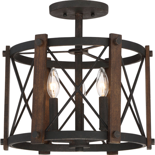 Baron Semi Flush Mount