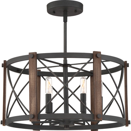 Baron Semi Flush Mount