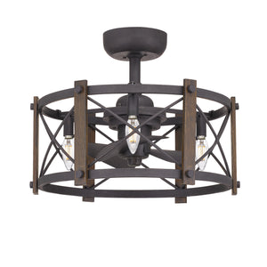 Baron Ceiling Fan Marcado Black