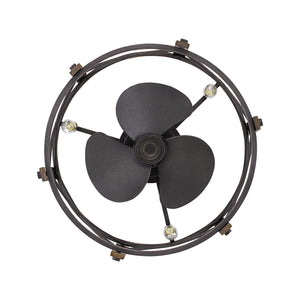 Baron Ceiling Fan Marcado Black